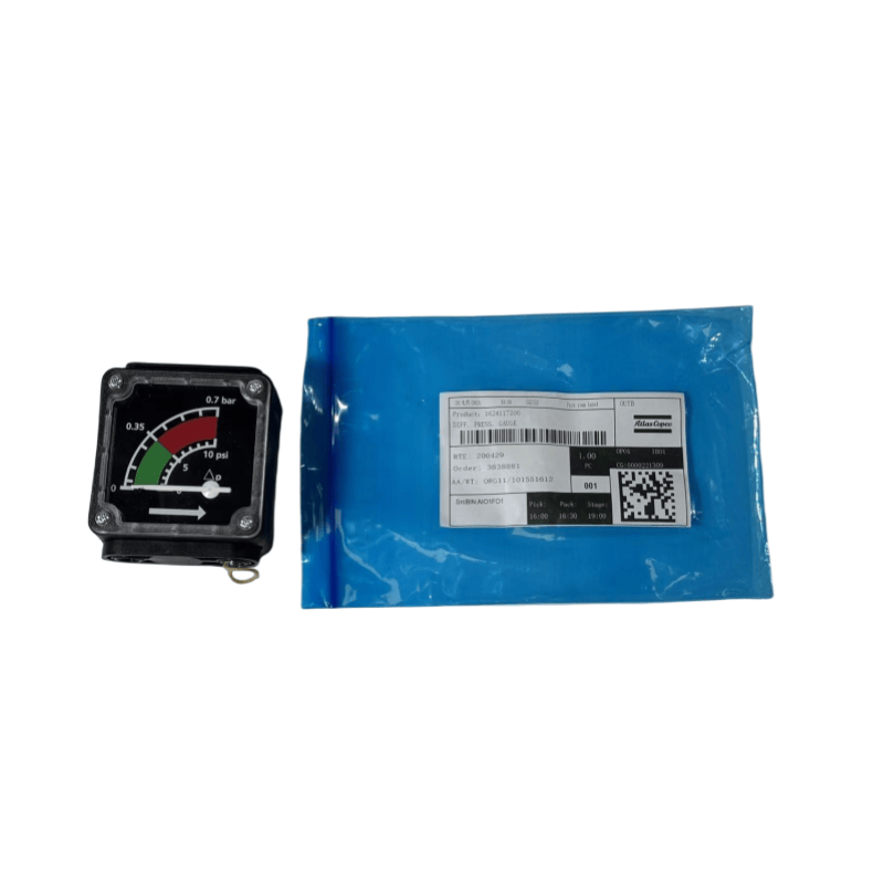 1624117200 ATLAS COPCO Diff original. Medidor de pressão para compressor de parafuso injetado de óleo