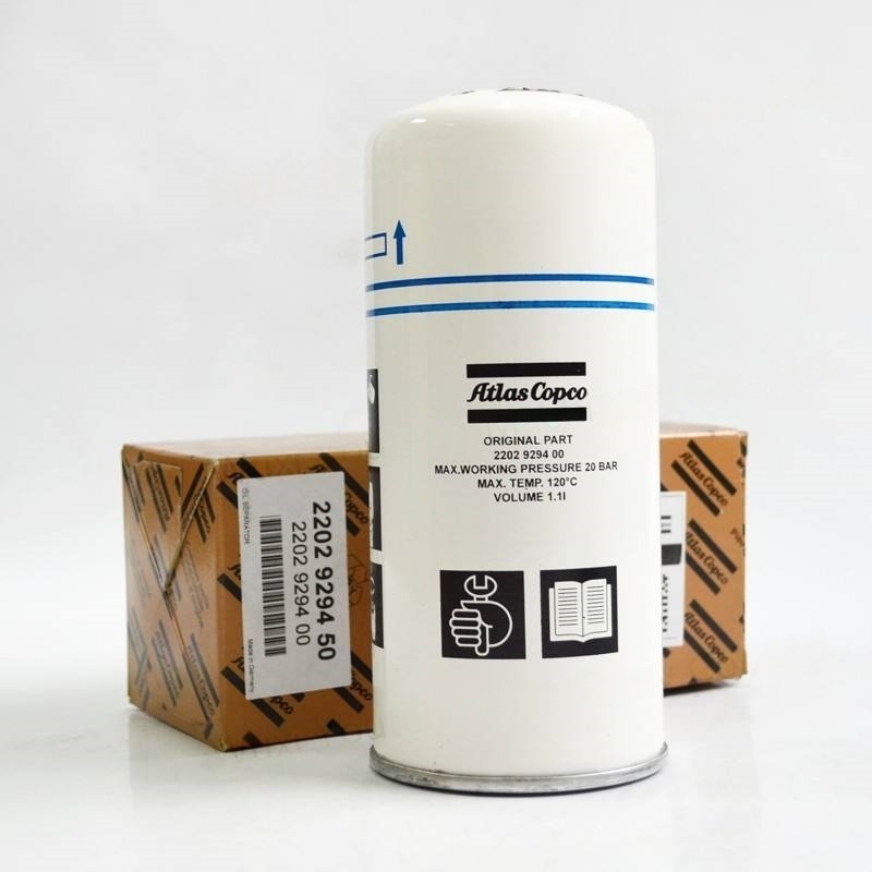 Compressor de ar ATLAS Copco original 2202929400 Separador de óleo