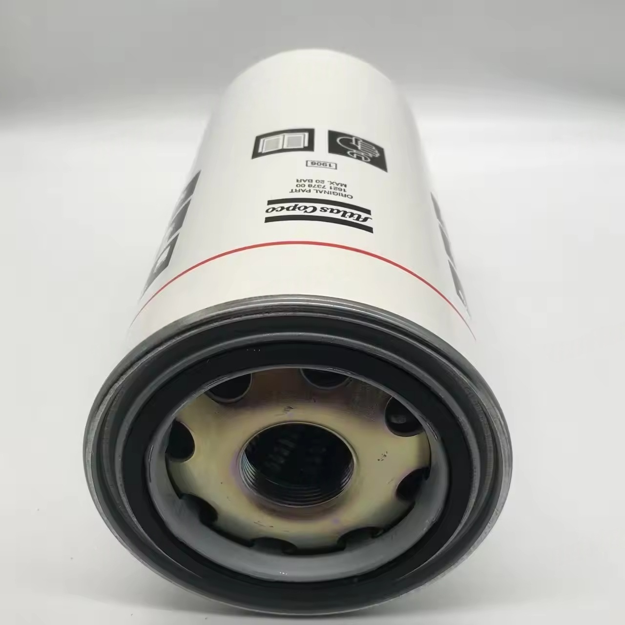 1625752501 ATLAS COPCO COPFREFF parafuso Filtro de óleo do compressor de ar original