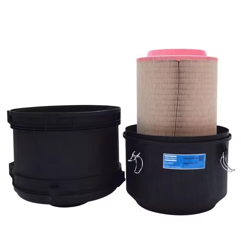 Caixa do filtro de ar do compressor de ar da ATLAS COPCO 1649800220 Utilizada original