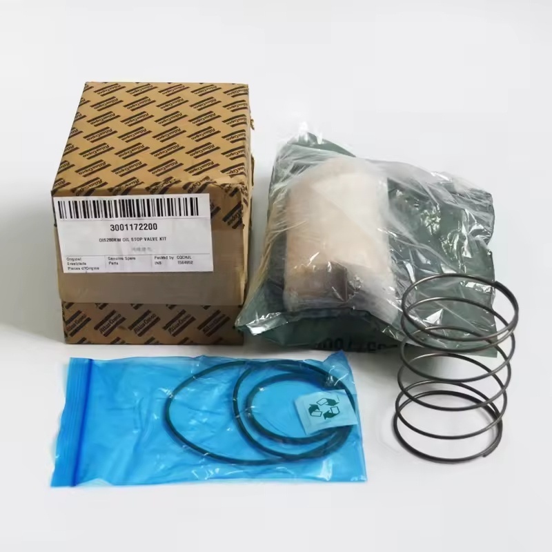Original 3001172200 Atlas Copco Oil Stop Valve Kit de peças sobressalentes genuínas para compressor de ar