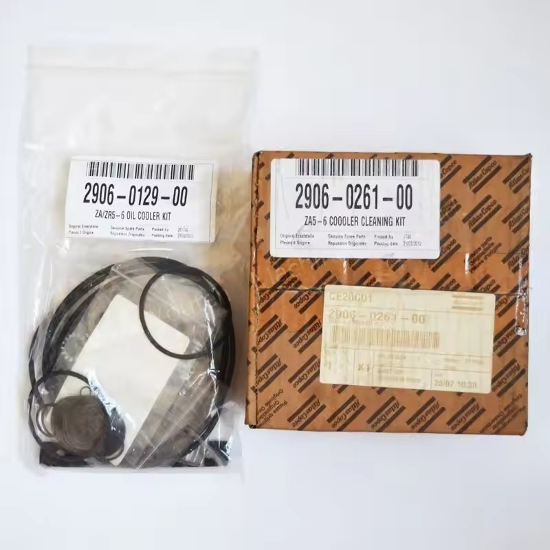 Kit de resfriador de óleo da ATLAS COPCO para ZA ZR5-6 Modelo de compressor de ar livre de óleo 2906012900 e 2906026100