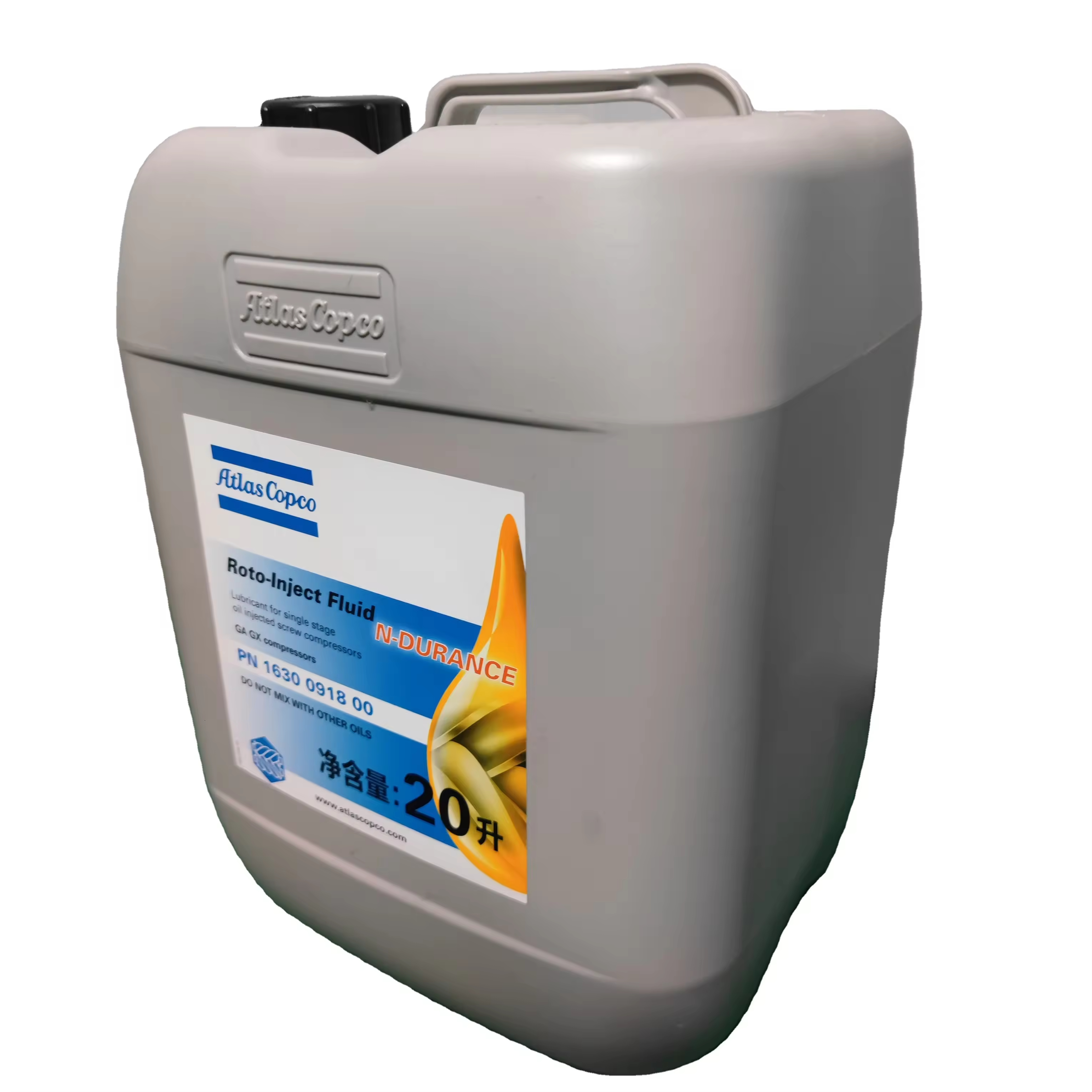 1630091800 LUBRICANTE DE COPCO ATLAS PARA OS COMPRESSORES DE PARAFUSO DE STATEILOOL INJUTADOS COMPRESSORES GA GX COMPRESSORES