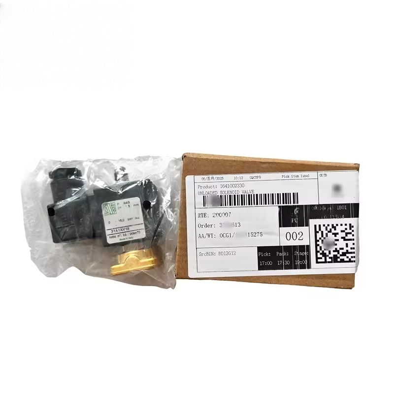 1641002330 Válvula solenóide para Atlas Copco Compressor de ar original Peças originais