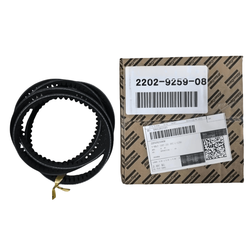 2202925908 ATLAS COPCO V-BELT (SET 2X) XPZ L = 1250 AC para o compressor de parafuso injetado de óleo original