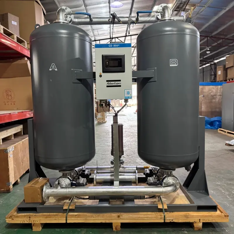 Secador de ar de adsorção dessecante Atlas Copco CD850+ Secador de ar Atlas Copco genuíno
