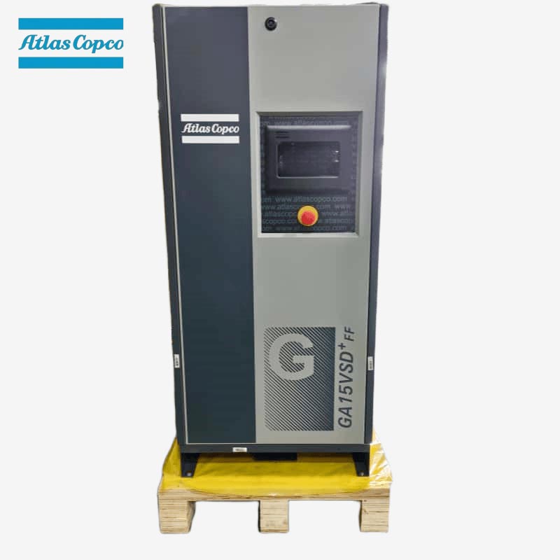 Atlas Copco GA15 VSD Plus FF 15kW 20HP Secador integrado de compressor de ar de parafuso com injeção de óleo de velocidade variável