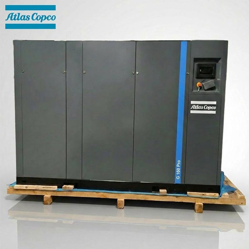Atlas Copco GA160 Pro 160kW 215HP Compressor de ar de parafuso rotativo com injeção de óleo 7,5 10Bar 1543CFM