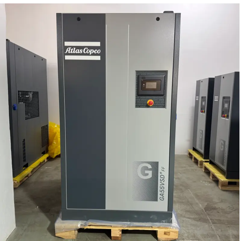 Atlas Copco GA55VSD+FF 55kW 75HP compressor de ar de parafuso injetado óleo original para industrial