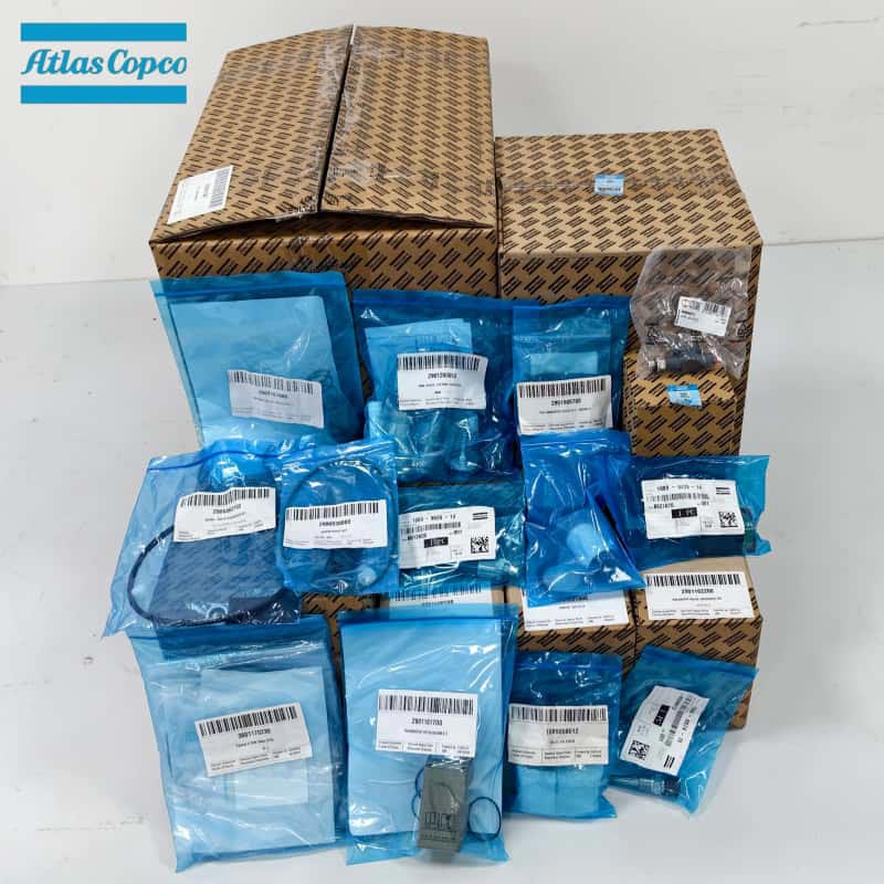 Atlas copco original genuíno compressor de ar peças sobressalentes filtro separador óleo válvula descarregador kit serviço sensor dreno ewd