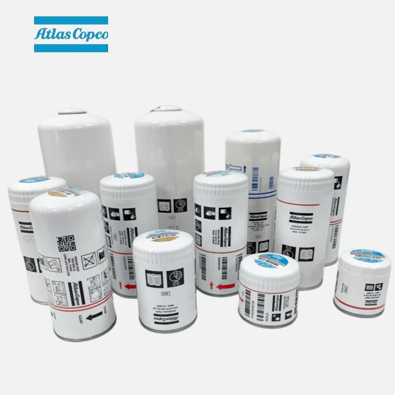 Peças sobressalentes Atlas Copco Original genuíno 161487499 1614874700 Filtro de óleo para compressor de ar industrial